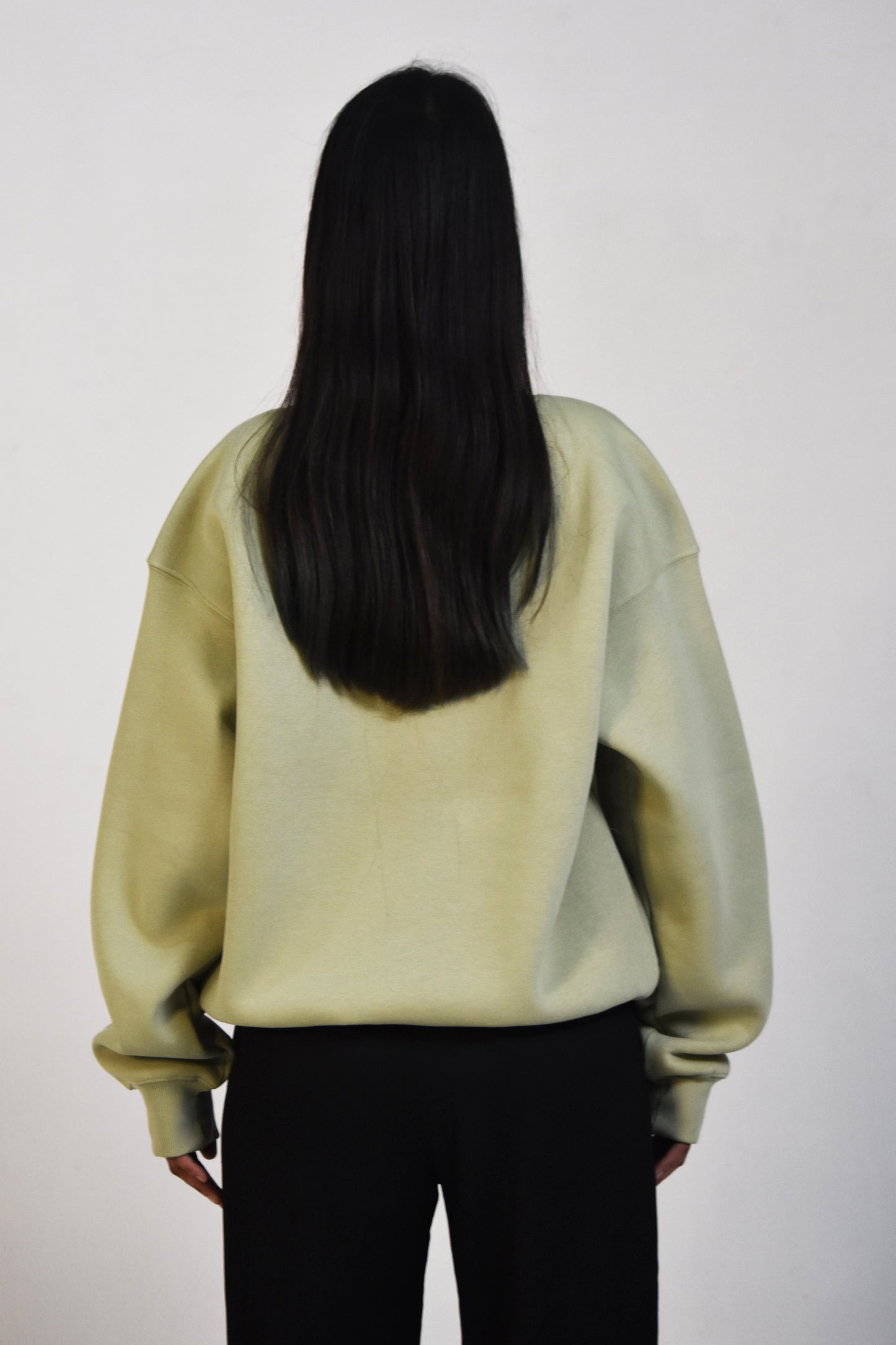 Relaxed Fit Sweatshirt - Pista Green