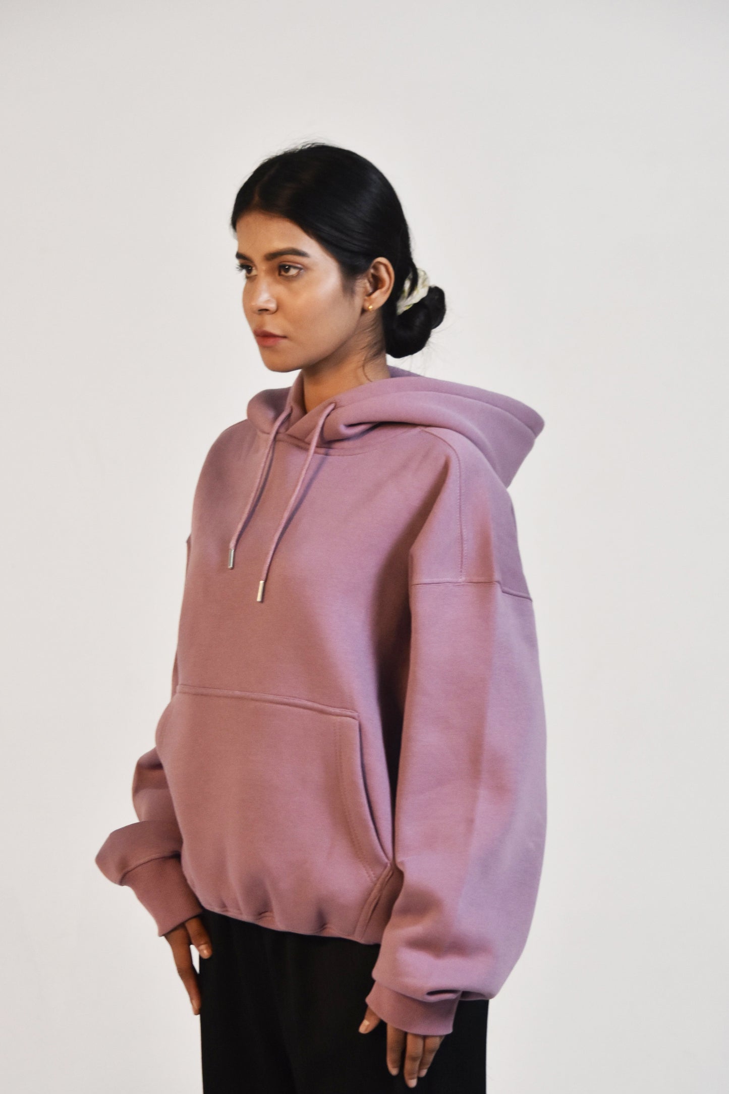 Oversized Hoodie - Smoky Rose