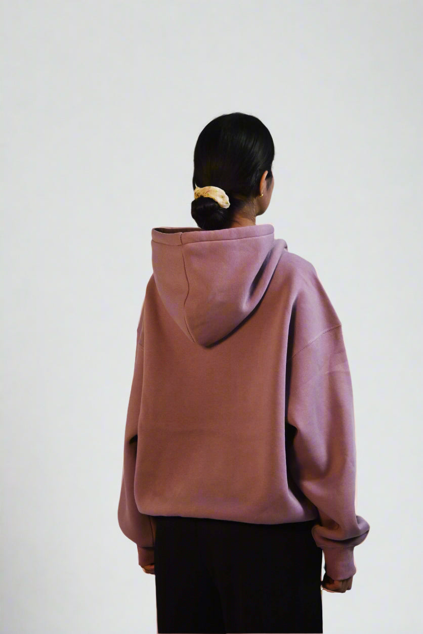 Oversized Hoodie - Smoky Rose