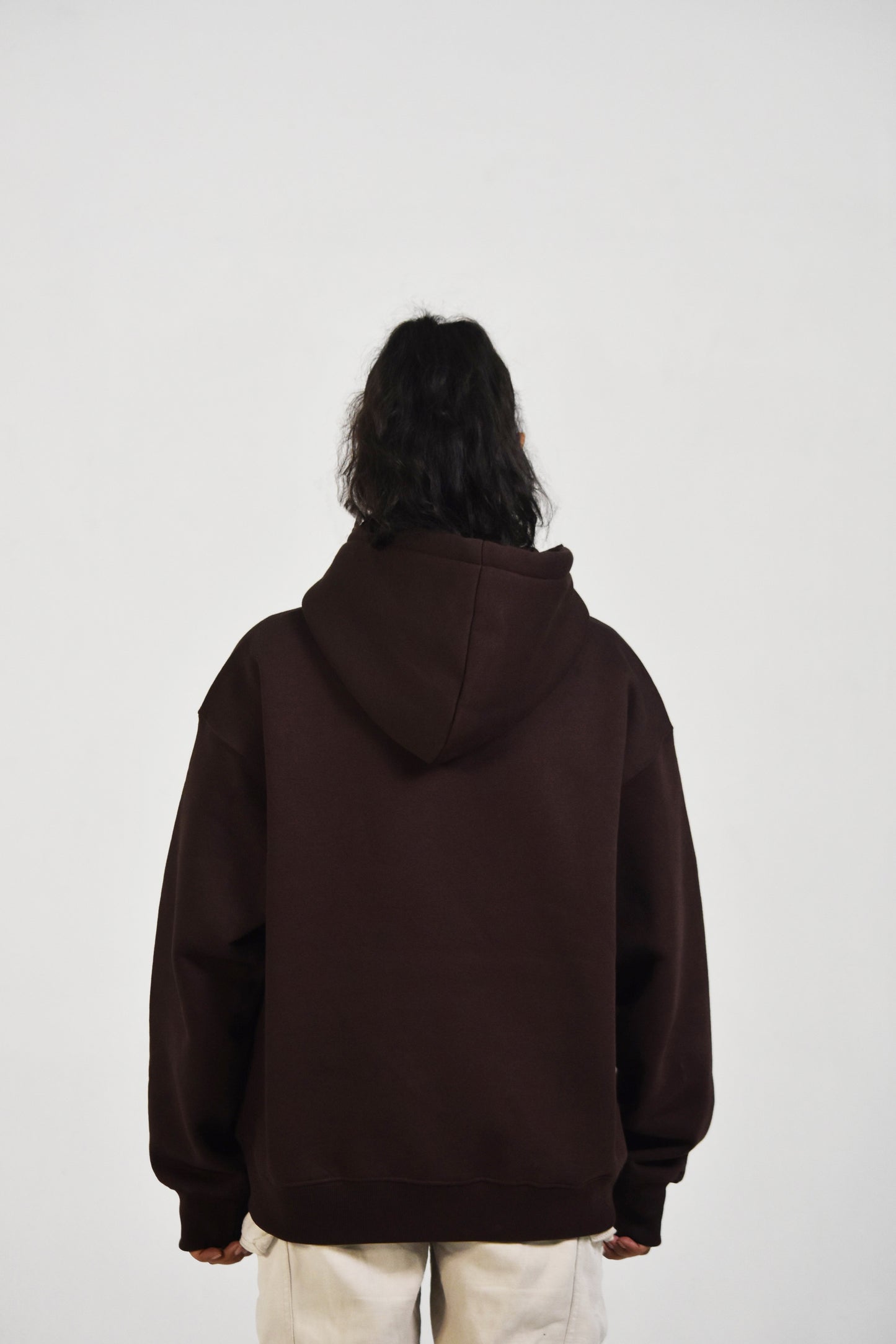 Oversized Hoodie - Coffee