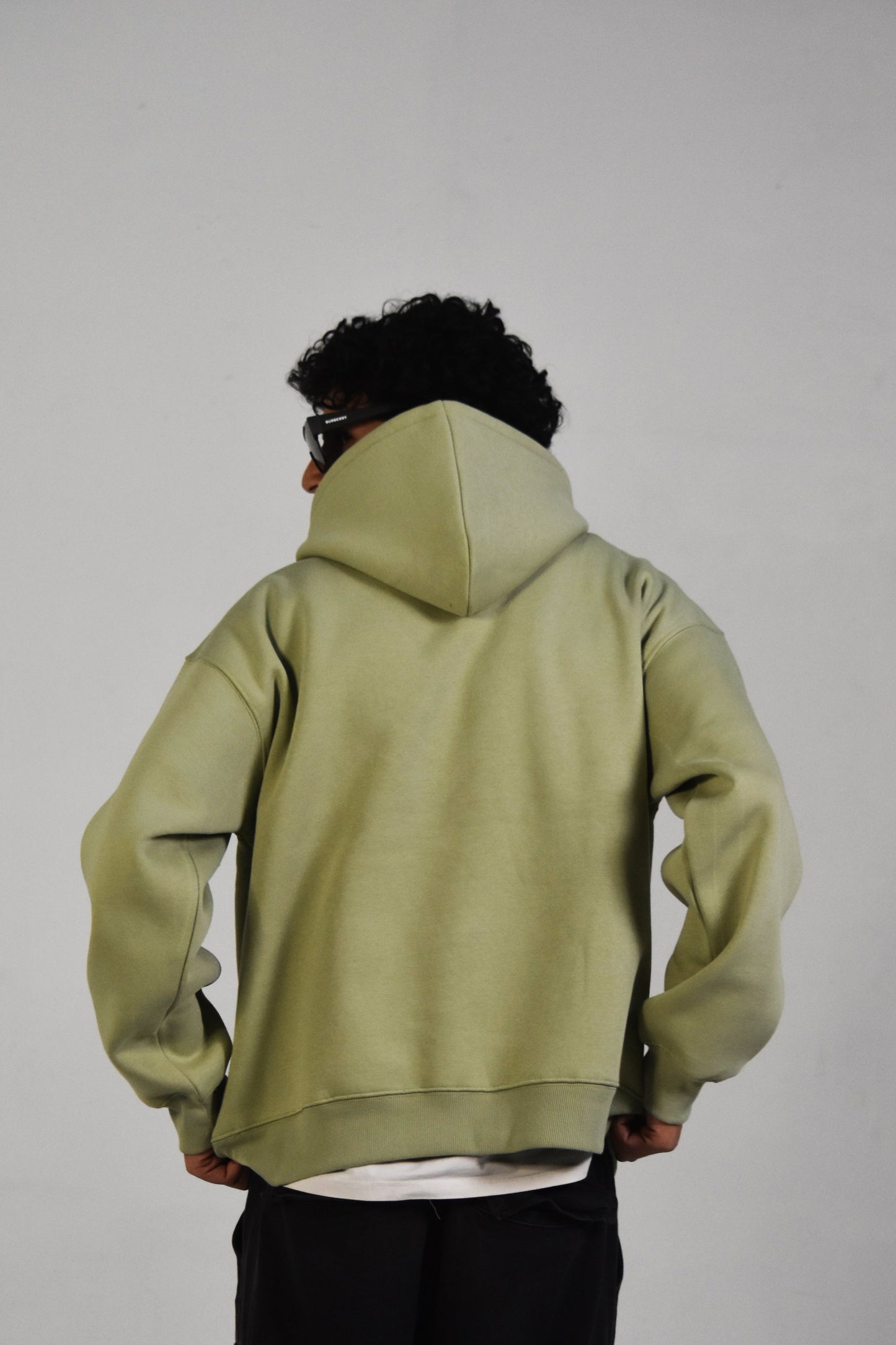 Oversized Hoodie - Pista Green