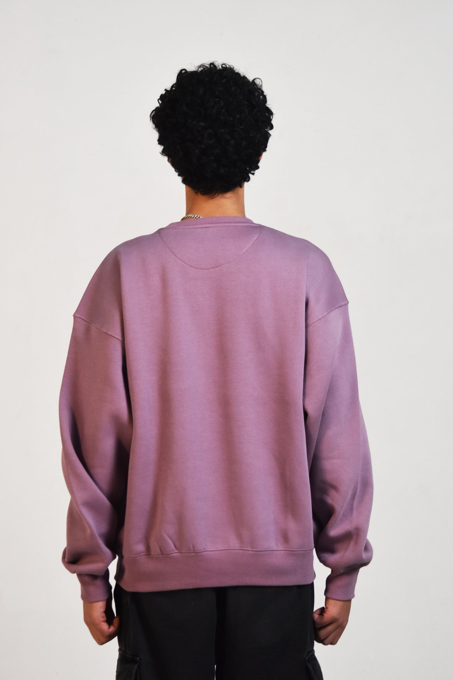 Relaxed Fit Sweatshirt - Smoky Rose