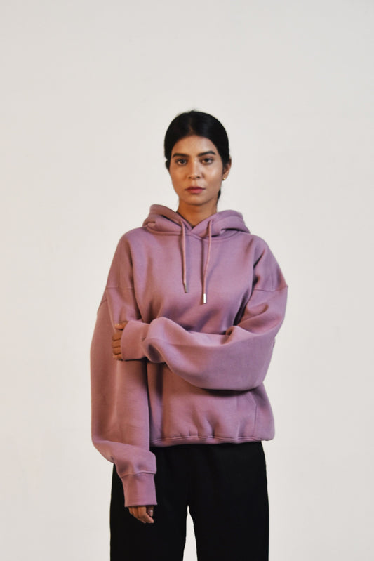 Oversized Hoodie - Smoky Rose