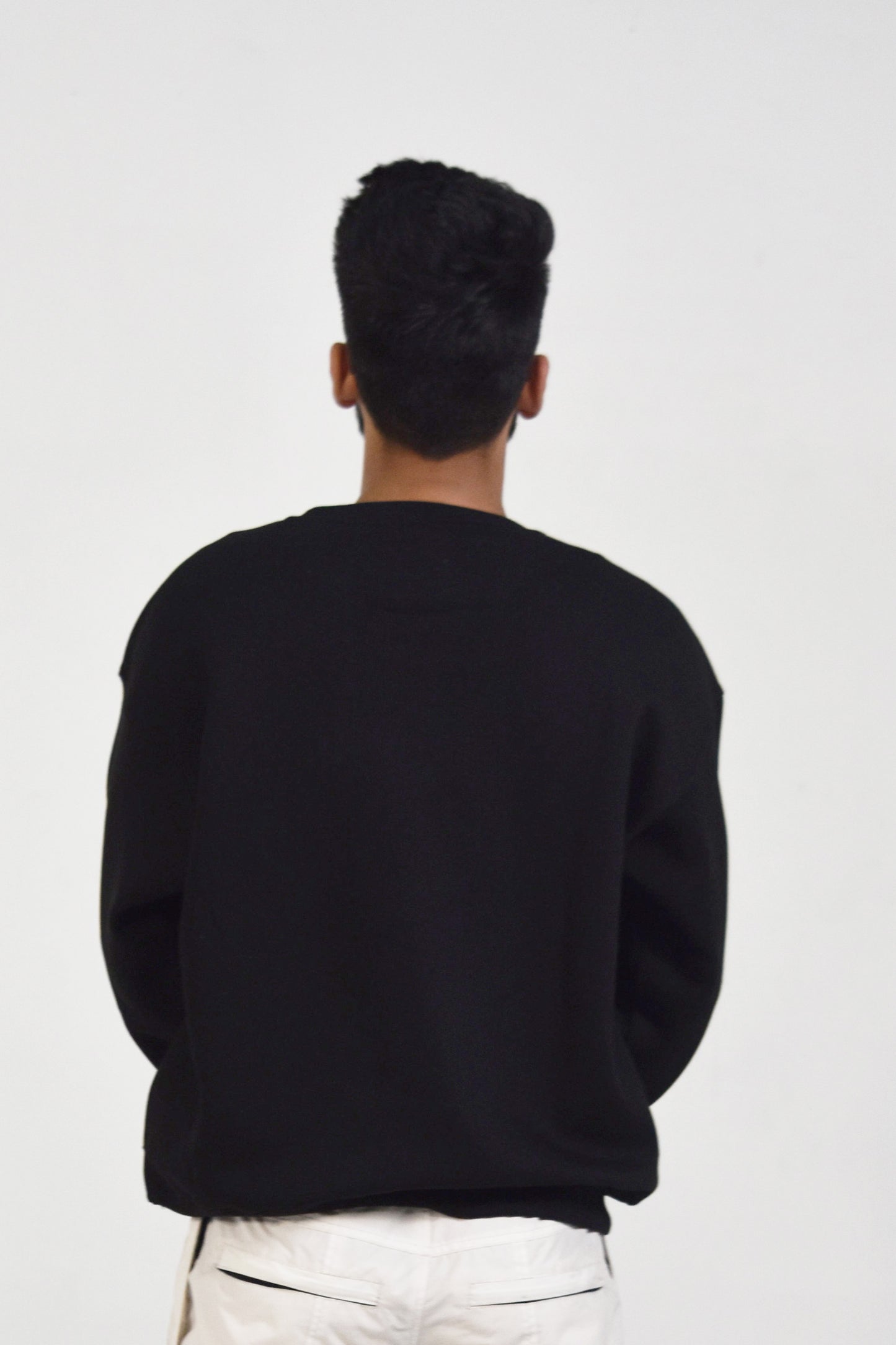 Realxed Fit Sweatshirt - Black