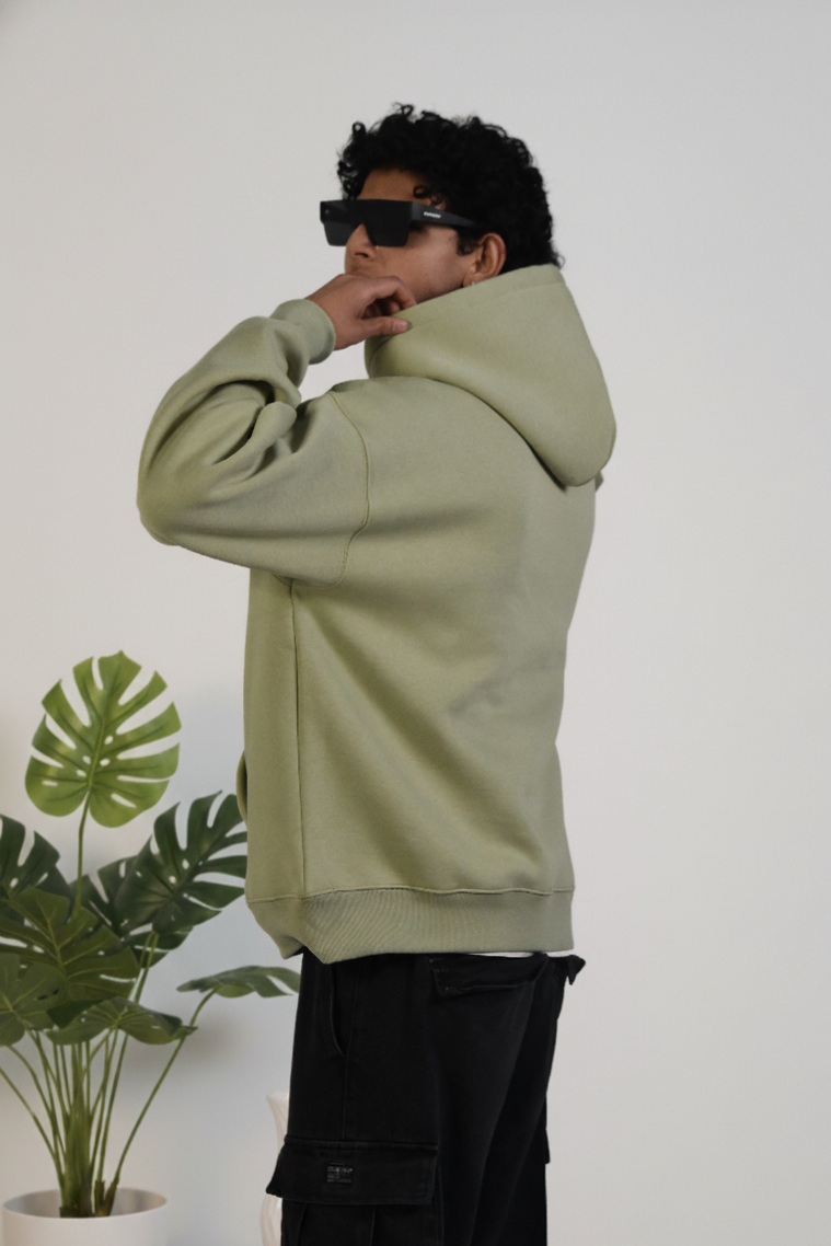 Oversized Hoodie - Pista Green