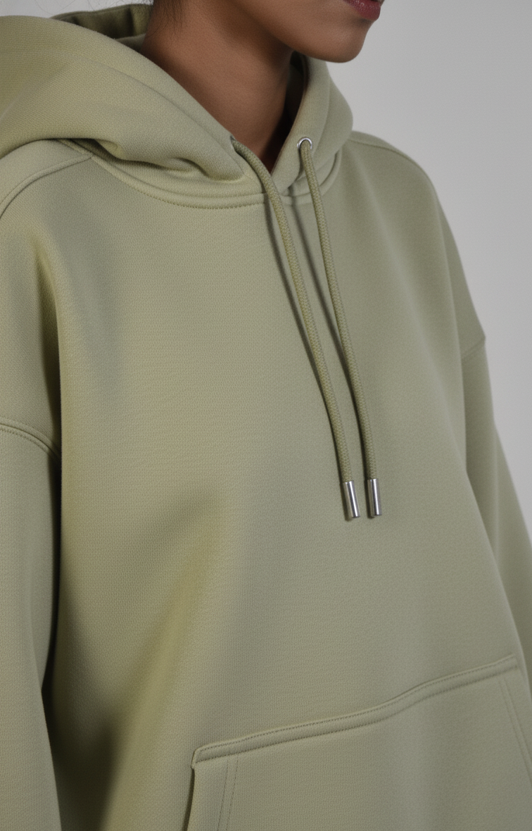 Oversized Hoodie - Pista Green