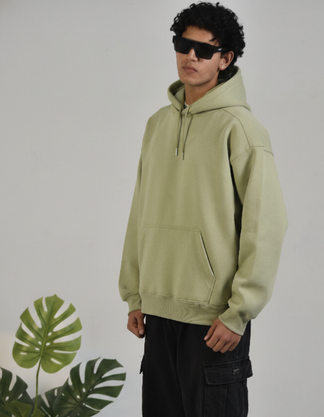 Oversized Hoodie - Pista Green