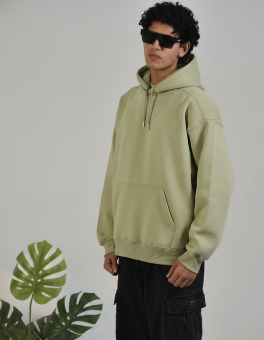 Oversized Hoodie - Pista Green