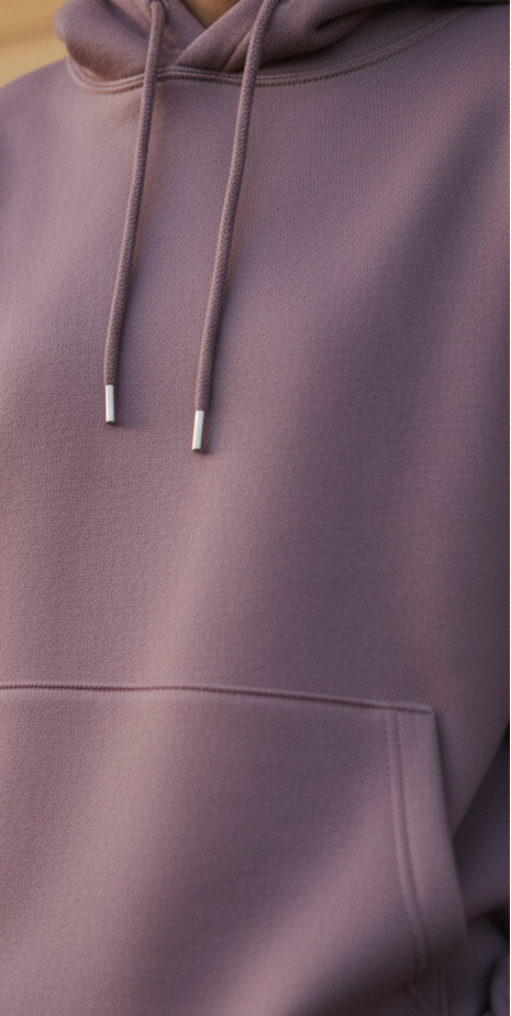 Oversized Hoodie - Smoky Rose